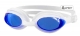 Okulary pływackie MAVERICK biało-niebieskie Aqua-Speed