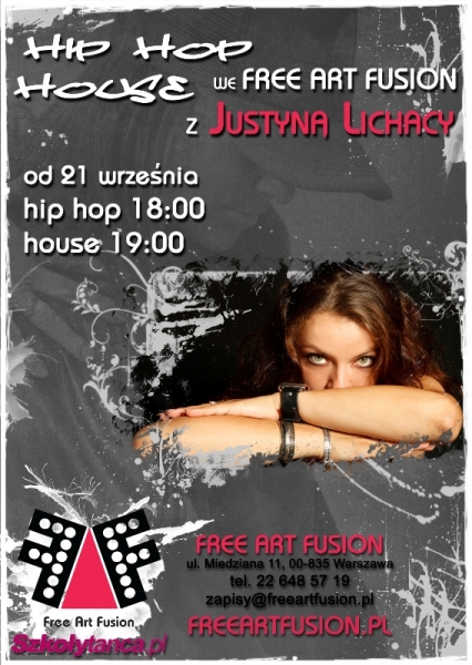 hip hop/house, justyna lichacy, free art fusion