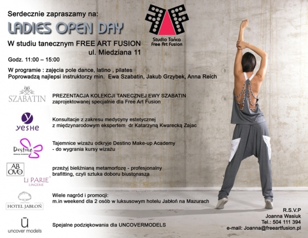 ladies open day free art fusion