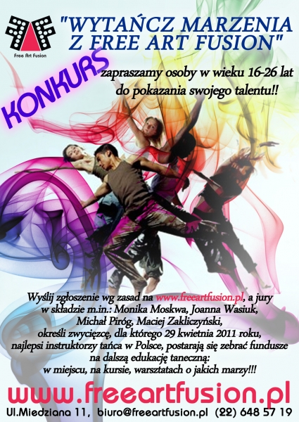 Wytańcz marzenia z Free Art Fusion